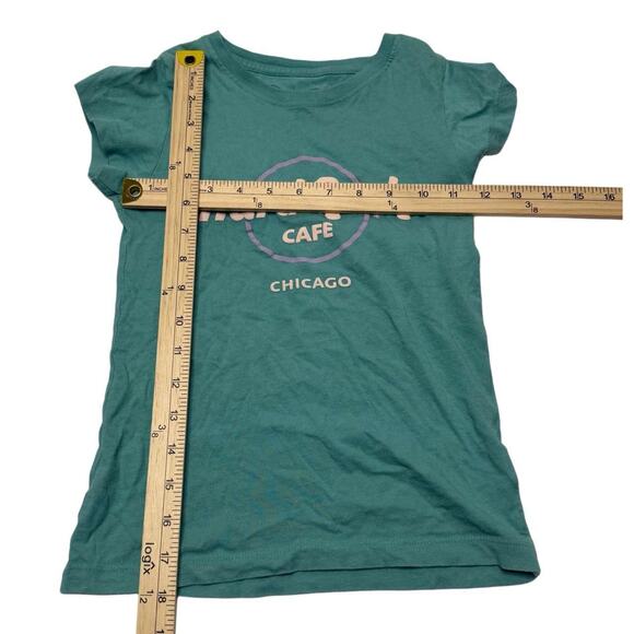 Hard rock Size XS 100% Cotton Vintage Women’s Fitted Baby Tee - Picture 3 of 5